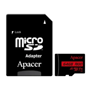 Apacer R100 Micro SD 64GB Class-10 Memory Card with Adapter